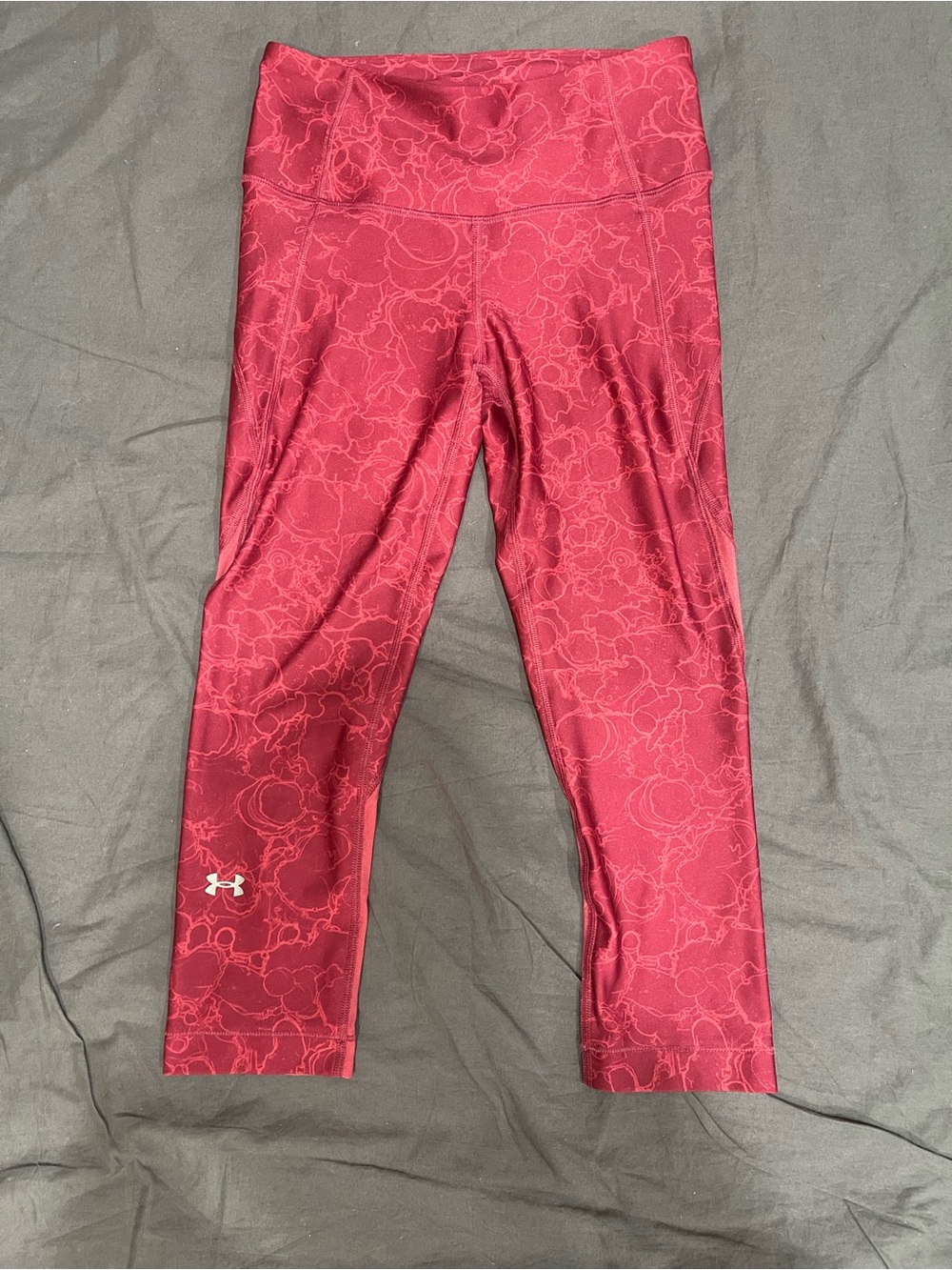 Under Armour Red Patterned Leggings